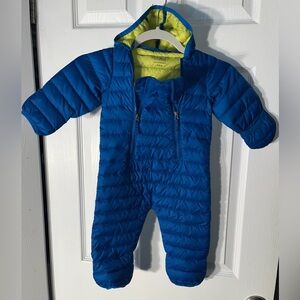 L.L. LL Bean Baby Ultralight 650 Down Bunting Snowsuit 3-6 months DownTek Onsie